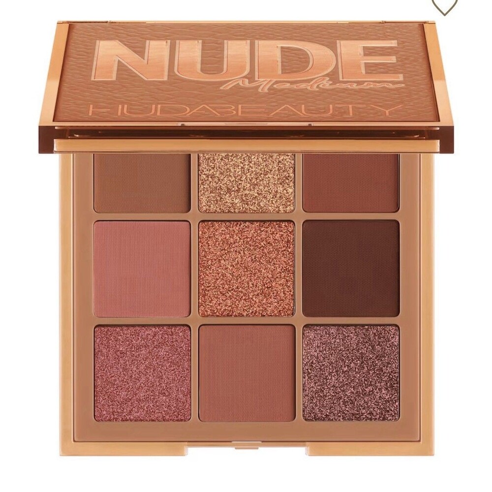 NIB Huda Beauty Medium Nude Obsessions Eyeshadow Palette  FREE SHIP!! 💨💨💨